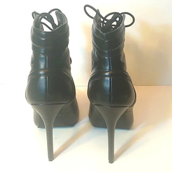 Isabella Rue Lace Up Heels Size 9 - Picture 7 of 10